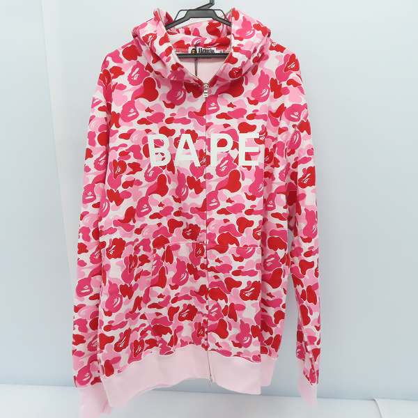 未使用】A BATHING APE/アベイシングエイプ ABCカモ フルジップ