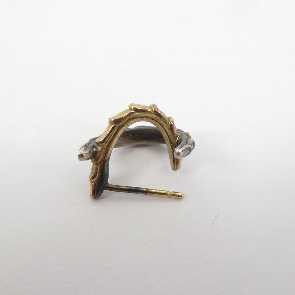 実際に弊社で買取させて頂いたBloodyMary/ブラッディマリー SV/K18 クリスマス記念 ホーン ピアス SK タイプ2 bme1432-sk2の画像 1枚目