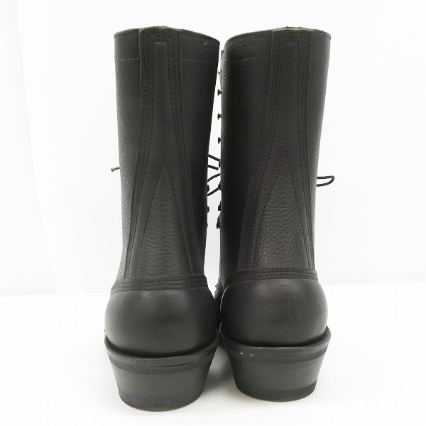 実際に弊社で買取させて頂いたWHITES BOOTS/ホワイツブーツ レース アップブーツ ロングブーツ ブラック 11Cの画像 1枚目