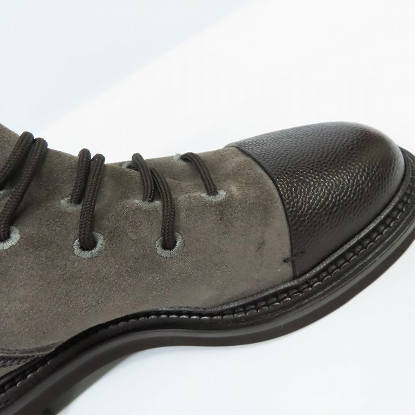 実際に弊社で買取させて頂いたGIORGIO ARMANI/ジョルジオアルマーニ キャップトゥレースアップブーツ/7の画像 7枚目