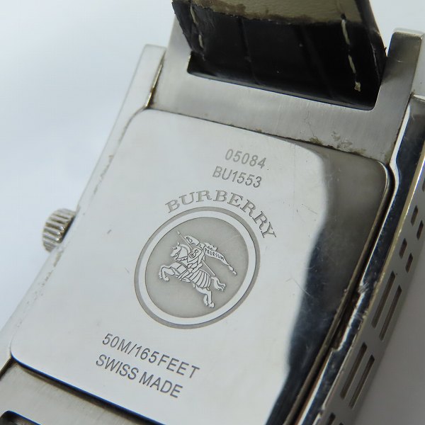 実際に弊社で買取させて頂いたBURBERRY/バーバリー スクエア クオーツ 腕時計 BU1553の画像 3枚目