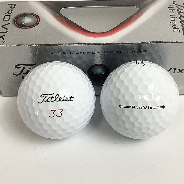 実際に弊社で買取させて頂いた【未使用】Titleist/タイトリスト PRO V1x ゴルフボール 1ダースの画像 1枚目
