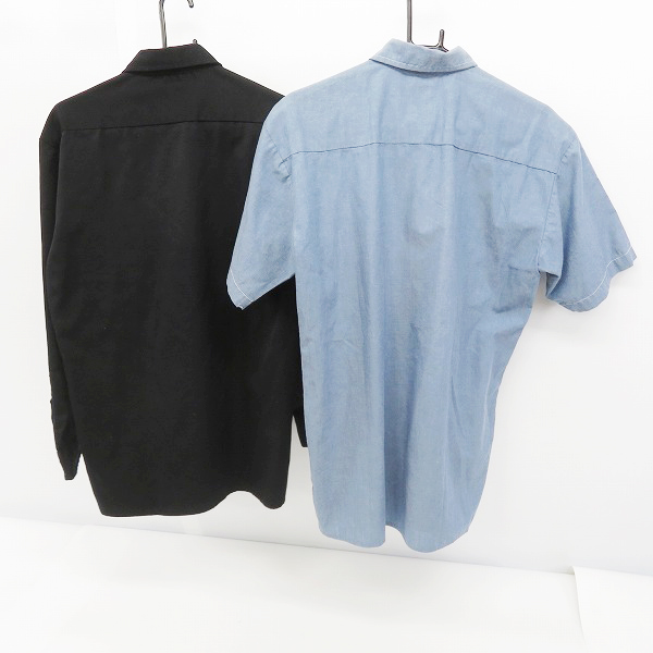 実際に弊社で買取させて頂いたDICKIES/ディッキーズ 長袖/半袖シャツ  ブラック/ブルー/2点セットの画像 1枚目