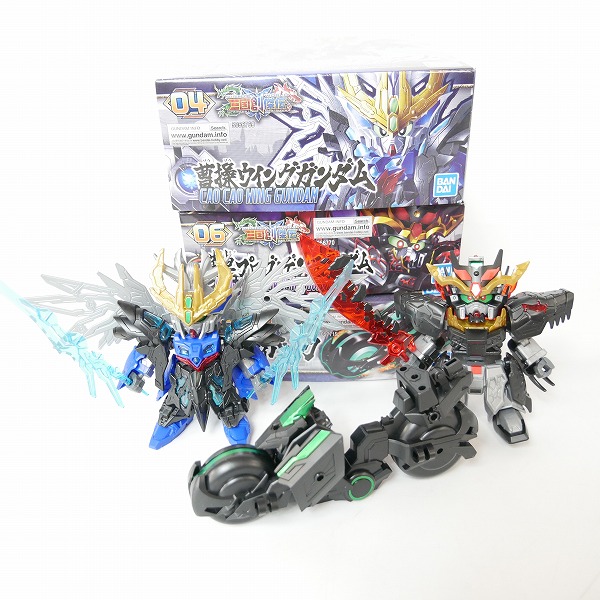 実際に弊社で買取させて頂いた【組済】バンダイ SD 三国創傑伝 曹操ウイングガンダム/董卓プロヴィデンスガンダム/トリニティバイク 3点セット/ガンプラ