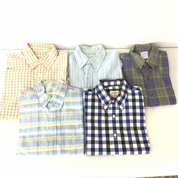 実際に弊社で買取させて頂いた【おまとめ品】BROOKS BROTHERS/ブルックスブラザーズ チェック柄 等 シャツ