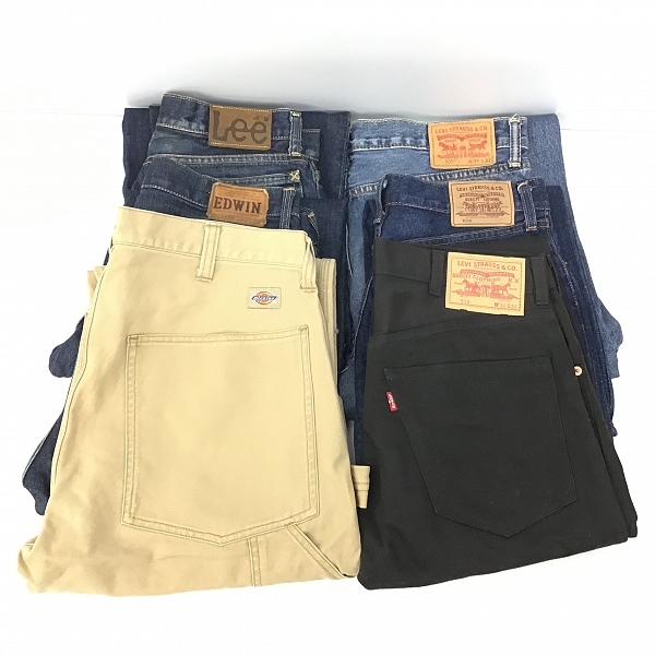 実際に弊社で買取させて頂いた【おまとめ品】リーバイス/ディッキーズ/Lee 等 デニム/パンツ/デニムシャツ/ロングTシャツ 他の画像 5枚目