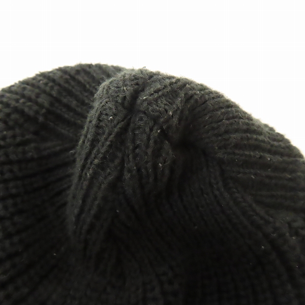 実際に弊社で買取させて頂いたDECENDANT/ディセンダント ニットキャップ ブラックの画像 9枚目