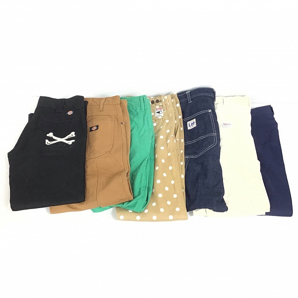 実際に弊社で買取させて頂いた【おまとめ品】ディッキーズ/リー/スミス 他 ワークパンツ/ペインターパンツ/カラーパンツ 等