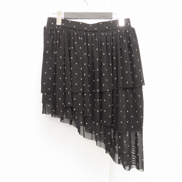 実際に弊社で買取させて頂いたHysterics/ヒステリックス HYSTERIC GLAMOUR/ヒステリックグラマー スカル柄 スカート 3CK-0230 /Fの画像 1枚目