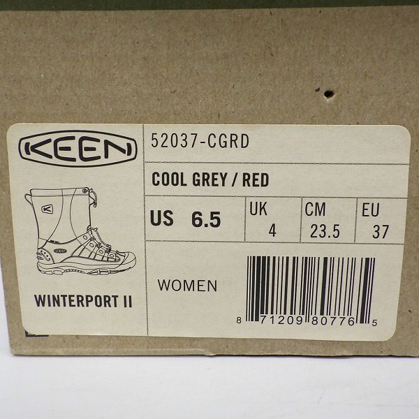 実際に弊社で買取させて頂いたKEEN/キーン WINTERPORTⅡ カジュアルブーツ 52037-CGRD/23.5の画像 8枚目