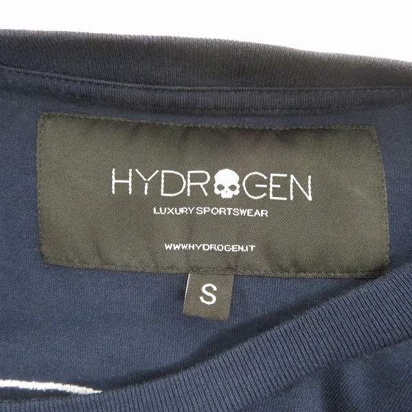 実際に弊社で買取させて頂いたHYDROGEN/ハイドロゲン ラインデザイン ロングスリーブ Tシャツ/Sの画像 2枚目