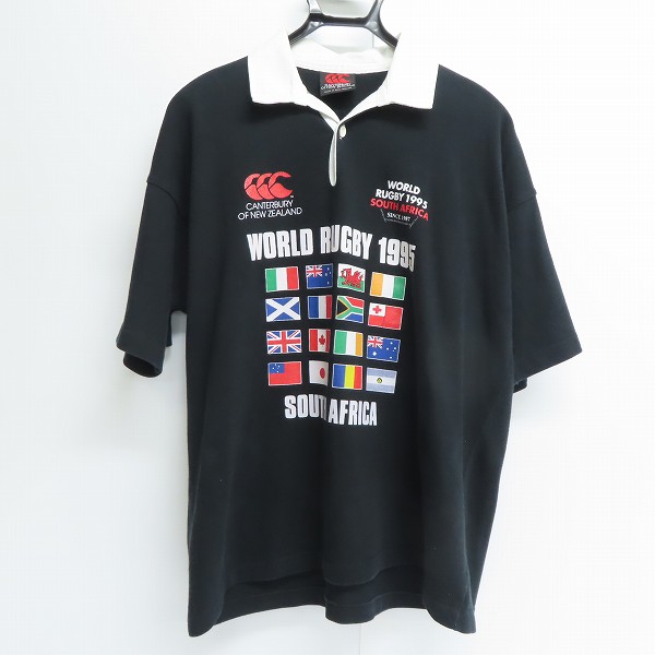 実際に弊社で買取させて頂いたCANTERBURY/カンタベリー World RUGBY 1995 SOUTH AFRICA 半袖 ラガーシャツ C-TK-3594/L