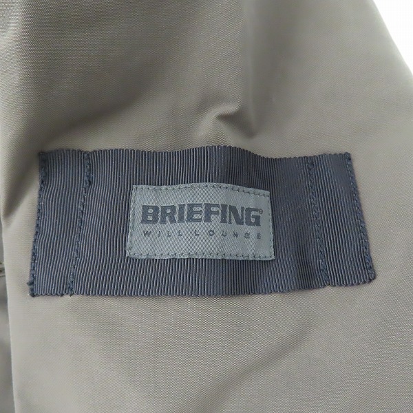 実際に弊社で買取させて頂いたBRIEFING×WillLOUNGE/ブリーフィング×ウィルラウンジ マウンテンパーカー WLG91BLS001YG/Sの画像 6枚目