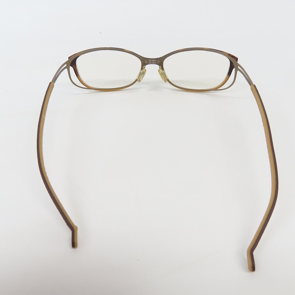 実際に弊社で買取させて頂いたspec espace/スペックエスパス デミ柄 度入り 眼鏡/メガネフレーム ES-7087の画像 3枚目