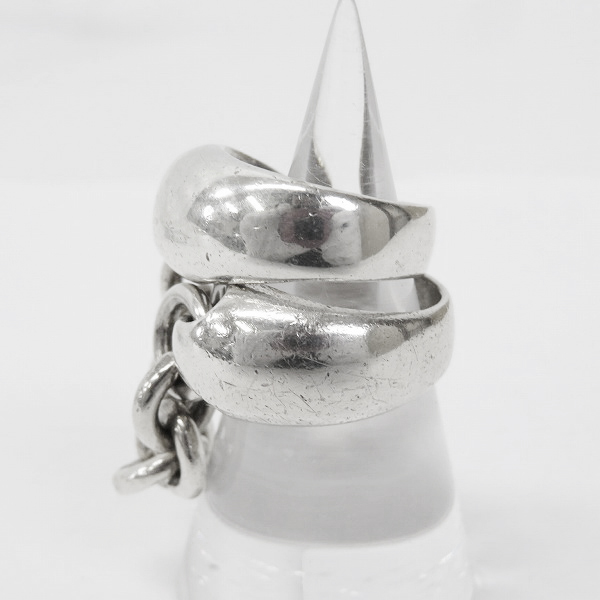 実際に弊社で買取させて頂いたMARS/マーズ 2連チェーン シルバーリングの画像 1枚目