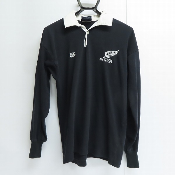 実際に弊社で買取させて頂いたCANTERBURY OF NEWZEALAND/カンタベリー オブ ニュージーランド ALL BLACKS/オールブラックス 長袖 ラガーシャツ /40