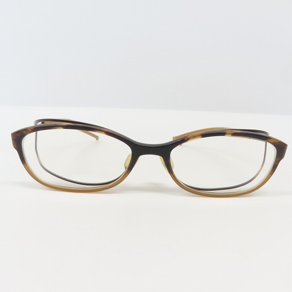 実際に弊社で買取させて頂いたspec espace/スペックエスパス デミ柄 度入り 眼鏡/メガネフレーム ES-7087の画像 1枚目