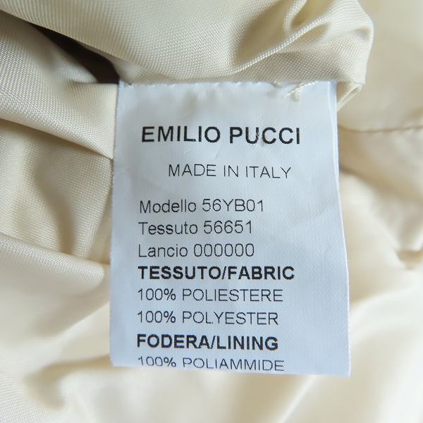実際に弊社で買取させて頂いたEmilio Pucci/エミリオプッチ 総柄 ジャケット ピンク イタリア製 /40の画像 3枚目
