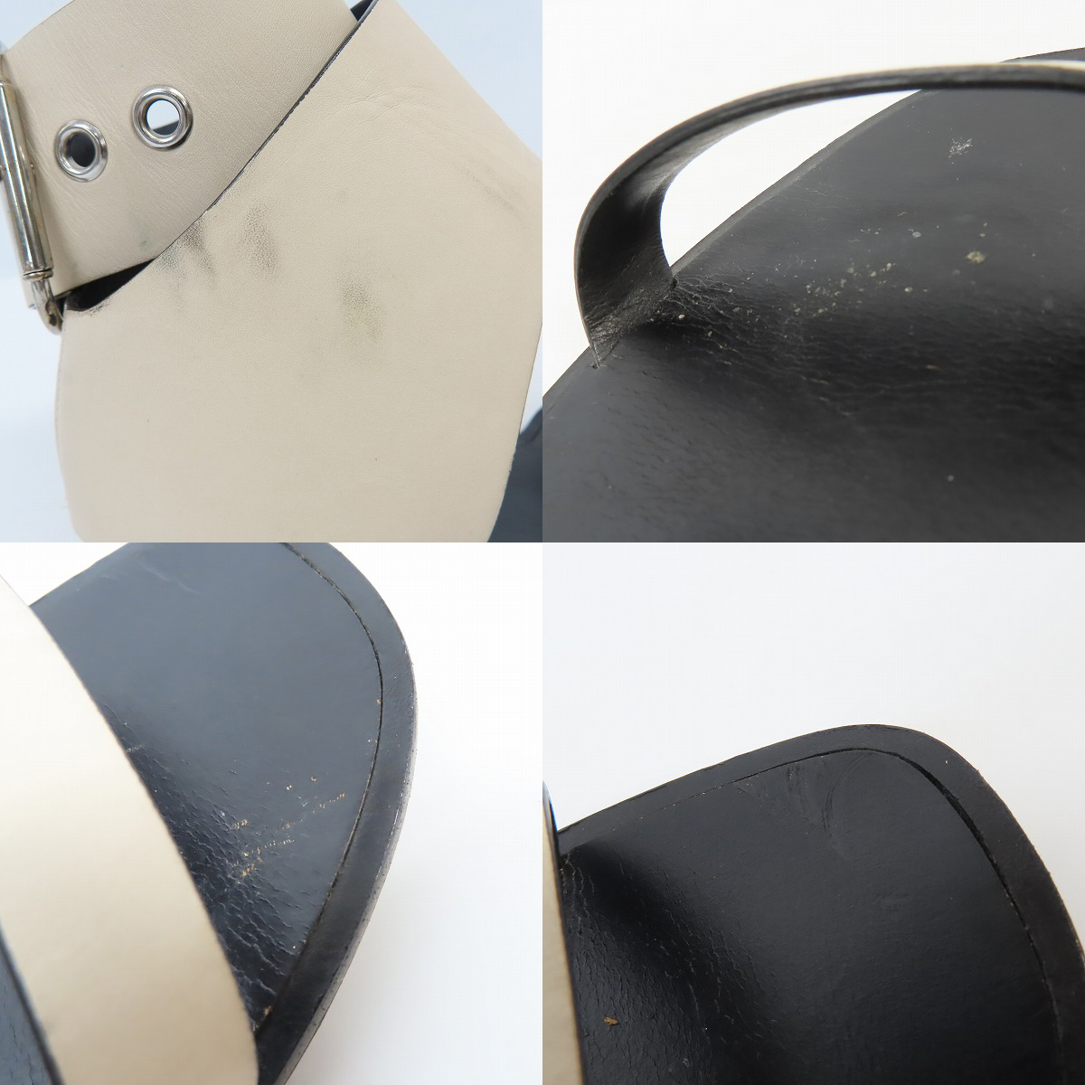 実際に弊社で買取させて頂いた【ジャンク】CELINE/セリーヌ ローヒール サンダル/35の画像 8枚目