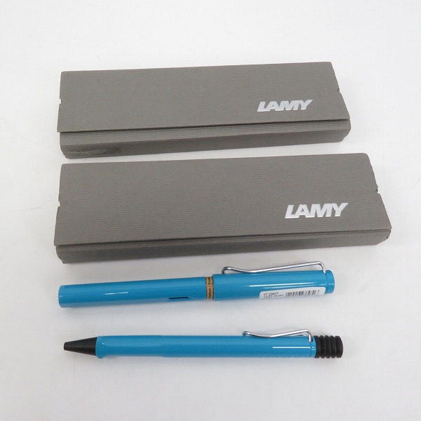 実際に弊社で買取させて頂いたLAMY/ラミー safari サファリ 万年筆 ボールペン マリンブルー 2点セットの画像 8枚目