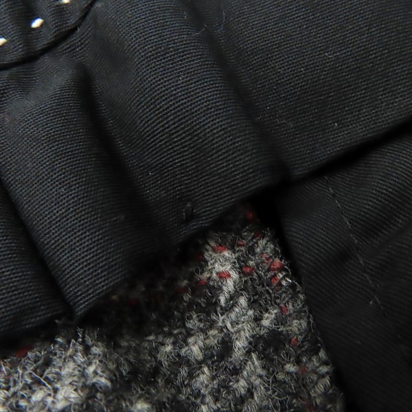 実際に弊社で買取させて頂いたDRIES VAN NOTEN/ドリス ヴァン ノッテン ツイード ワイド ウールパンツ 46の画像 9枚目