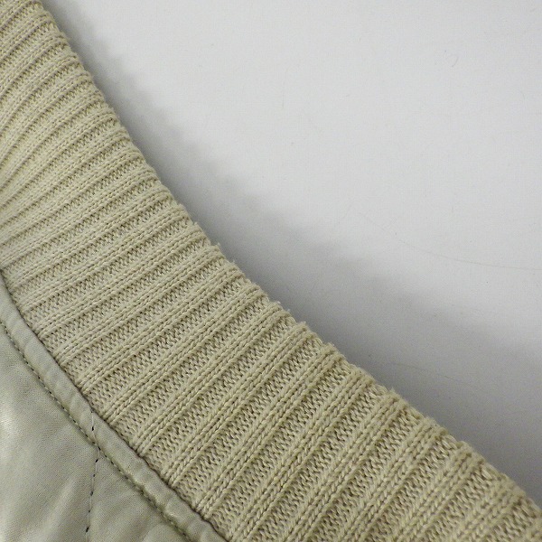 実際に弊社で買取させて頂いたTHE FLAT HEAD/フラットヘッド スカル 龍 刺繍 リバーシブル スカジャン/Lの画像 6枚目