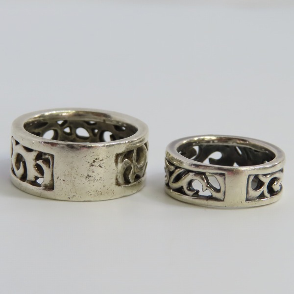 実際に弊社で買取させて頂いたBloodyMary/ブラッディマリー トライバル リング 9号/16.5号 2点セットの画像 2枚目