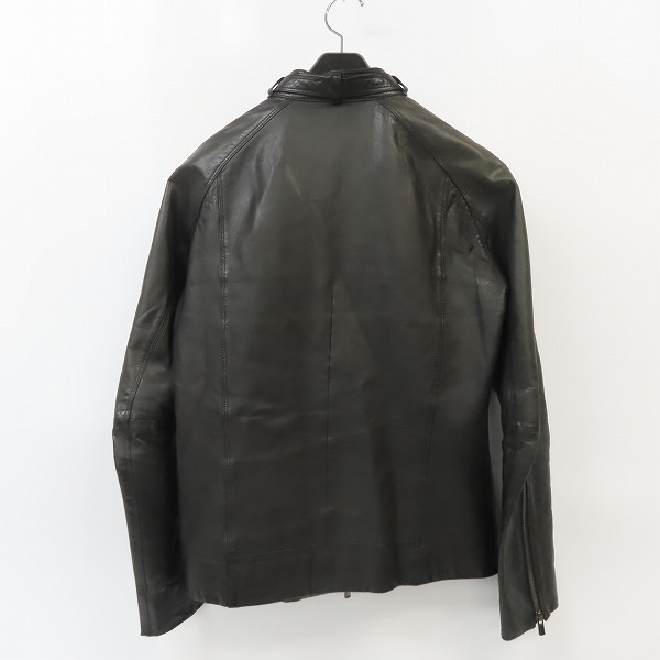 実際に弊社で買取させて頂いたBlackbarrett/ブラックバレット シングルライダースジャケット 羊革/1の画像 1枚目