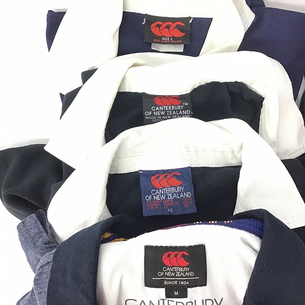 実際に弊社で買取させて頂いた【おまとめ品】CANTERBURY OF NEWZEALAND/カンタベリー 長袖 ラガーシャツ/ポロシャツの画像 2枚目