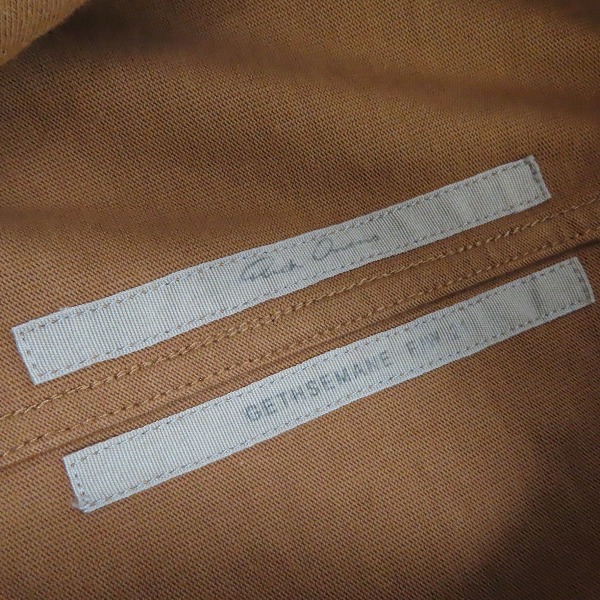 実際に弊社で買取させて頂いたRICK OWENS/リックオウエンス 21AW プルオーバーパーカー/フーディー RU02A5285-BA/Lの画像 2枚目