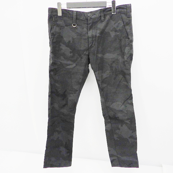 実際に弊社で買取させて頂いたユニフォームエクスペリメント 16AW SLIM FIT STRETCH GABARDINE PANT PYTHON PATCH ギャバジンパンツ UE-167045/1
