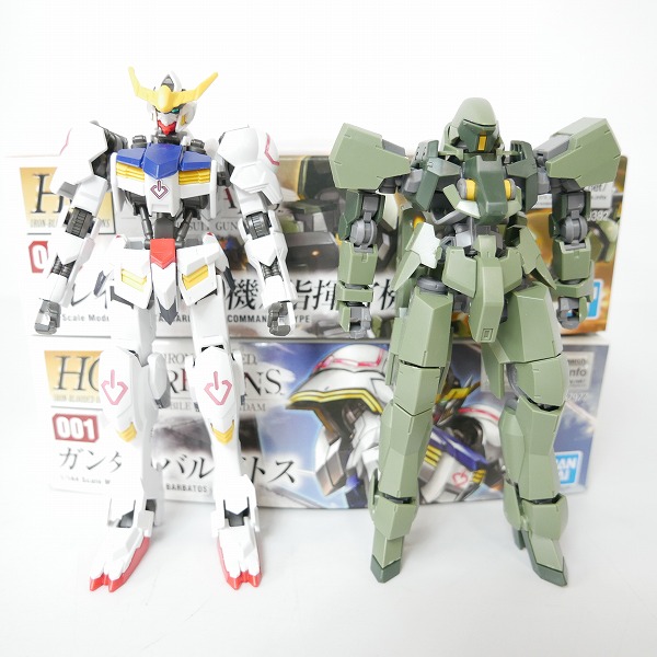 実際に弊社で買取させて頂いた【組済】バンダイ HG 1/144 ガンダムバルバトス/グレイズ(一般機/指揮官機) 2点セット/ガンプラ/鉄血のオルフェンズ