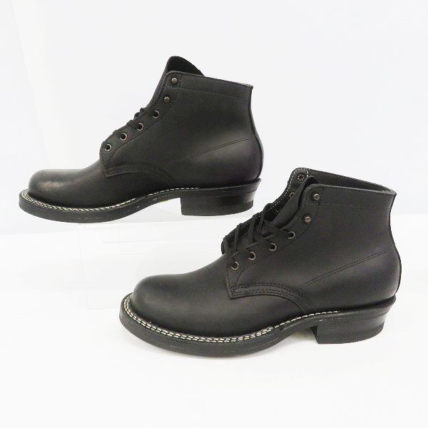 実際に弊社で買取させて頂いたWHITES BOOTS/ホワイツブーツ レース アップブーツ/ブラック/11Cの画像 3枚目