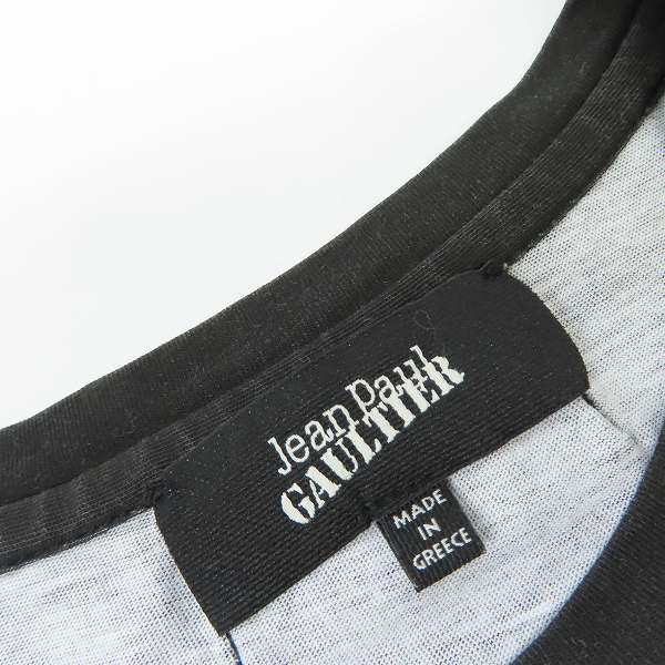 実際に弊社で買取させて頂いたJean Paul GAULTIER/ジャンポールゴルチエ ペイントデザイン プリントカットソー THJH-CA1-1030/XSの画像 2枚目