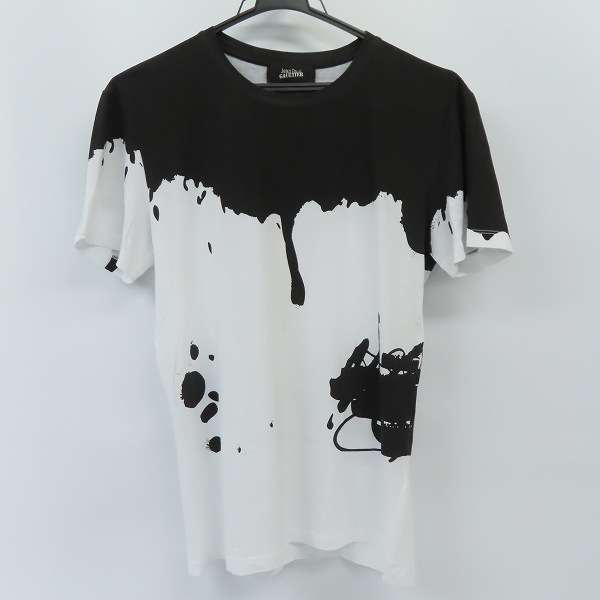 実際に弊社で買取させて頂いたJean Paul GAULTIER/ジャンポールゴルチエ ペイントデザイン プリントカットソー THJH-CA1-1030/XS