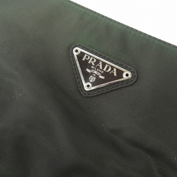 実際に弊社で買取させて頂いたPRADA/プラダ 三角ロゴプレート ハンドバッグ 2点セットの画像 4枚目