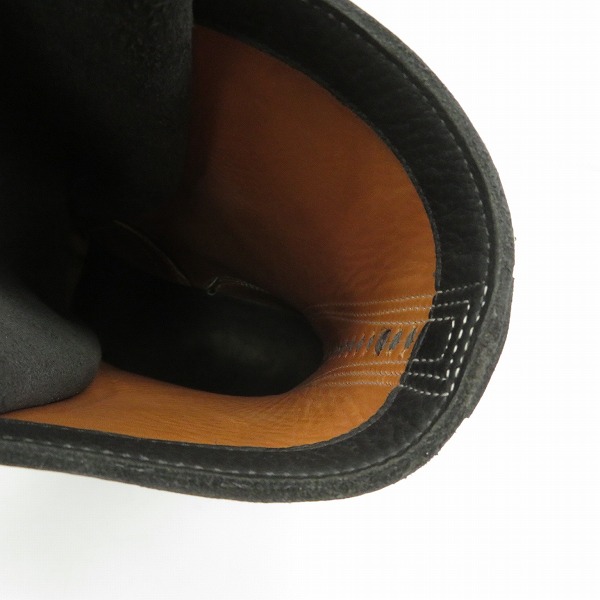 実際に弊社で買取させて頂いたWHITES BOOTS/ホワイツブーツ レース アップブーツ ロングブーツ ブラック 11Cの画像 4枚目