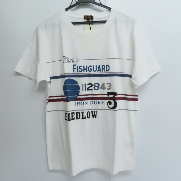 実際に弊社で買取させて頂いたPaul Smith COLLECTION/ポールスミスコレクション Return to FISHGUARD プリントTシャツ ホワイト 299Z/L 