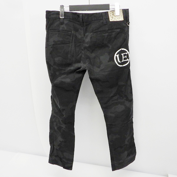 実際に弊社で買取させて頂いたユニフォームエクスペリメント 16AW SLIM FIT STRETCH GABARDINE PANT PYTHON PATCH ギャバジンパンツ UE-167045/1の画像 1枚目