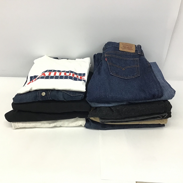 実際に弊社で買取させて頂いた【おまとめ品】リーバイス/ディッキーズ/Lee 等 デニム/パンツ/デニムシャツ/ロングTシャツ 他の画像 7枚目