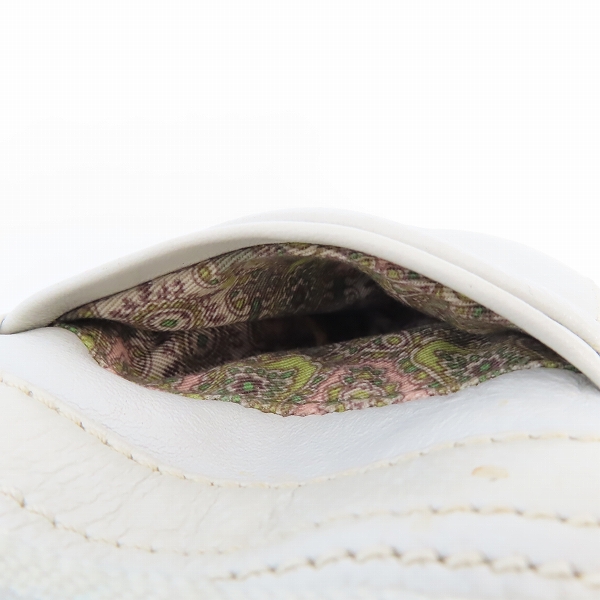 実際に弊社で買取させて頂いたMARC BY MARC JACOBS/マークバイマークジェイコブス レザーハンドバッグ ホワイトの画像 8枚目