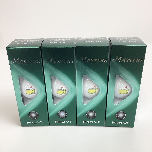 実際に弊社で買取させて頂いた(2)【未使用/オウンネーム】Titleist/タイトリスト MASTERS PRO V1 ゴルフボール 1ダース