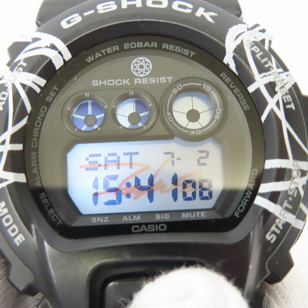 実際に弊社で買取させて頂いたG-SHOCK×FUTURA/Gショック×フューチュラ コラボモデル GD-X6900FTR-1ERの画像 4枚目