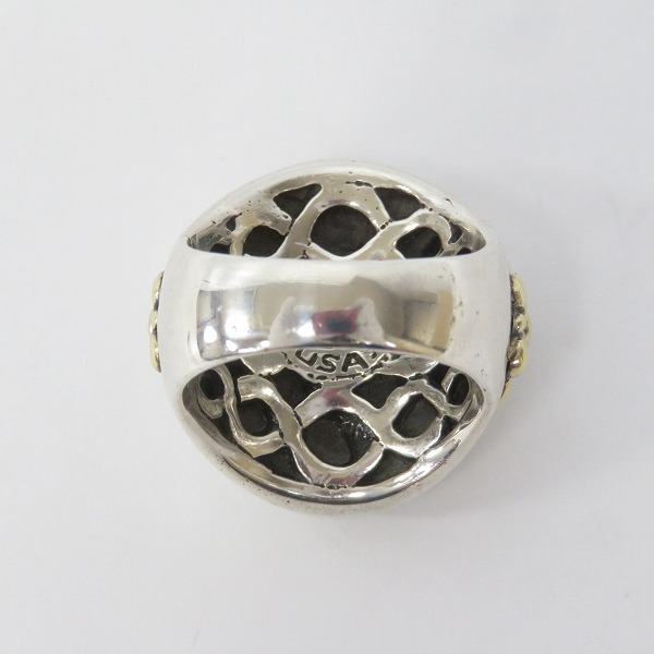 実際に弊社で買取させて頂いた【ギャラ付】LEATHERS & TREASURES/レザーズアンドトレジャーズ スペシャルエディションライオンリング 18K 23号の画像 3枚目