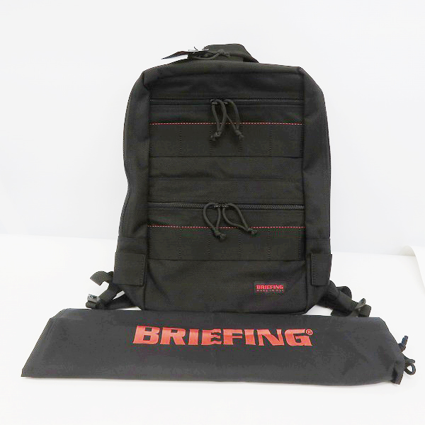 実際に弊社で買取させて頂いた【未使用】BRIEFING/ブリーフィング SQ PACK SL/スクウェアバックパック/リュックサック 黒 BRA221P01の画像 6枚目