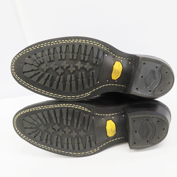 実際に弊社で買取させて頂いたWHITES BOOTS/ホワイツブーツ レース アップブーツ ロングブーツ ブラック 11Cの画像 2枚目