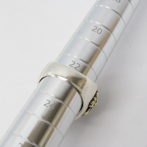 実際に弊社で買取させて頂いた【ギャラ付】LEATHERS & TREASURES/レザーズアンドトレジャーズ スペシャルエディションライオンリング 18K 23号の画像 7枚目