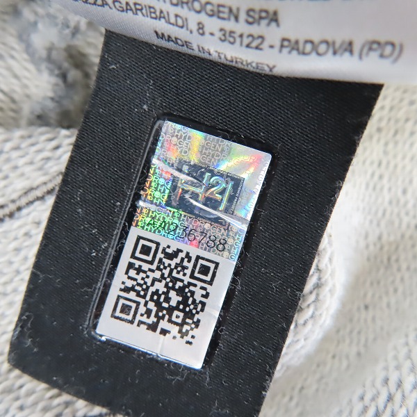 実際に弊社で買取させて頂いたHYDROGEN/ハイドロゲン スウェット ジップアップパーカー Sの画像 4枚目