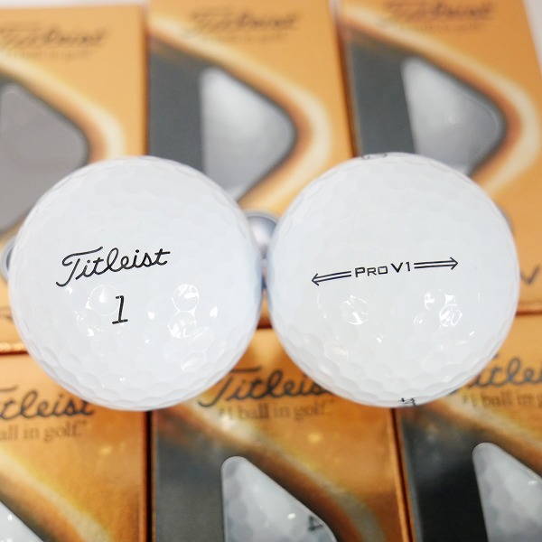 実際に弊社で買取させて頂いた(2)【未使用】Titleist/タイトリスト PRO V1 ゴルフボール 1ダースの画像 1枚目