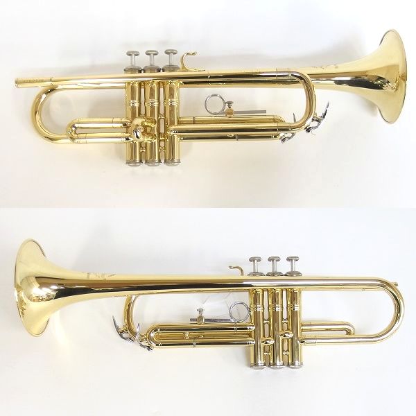 実際に弊社で買取させて頂いたMaxtone/マックストーン TT-104 トランペット ゴールド ハードケース付の画像 1枚目